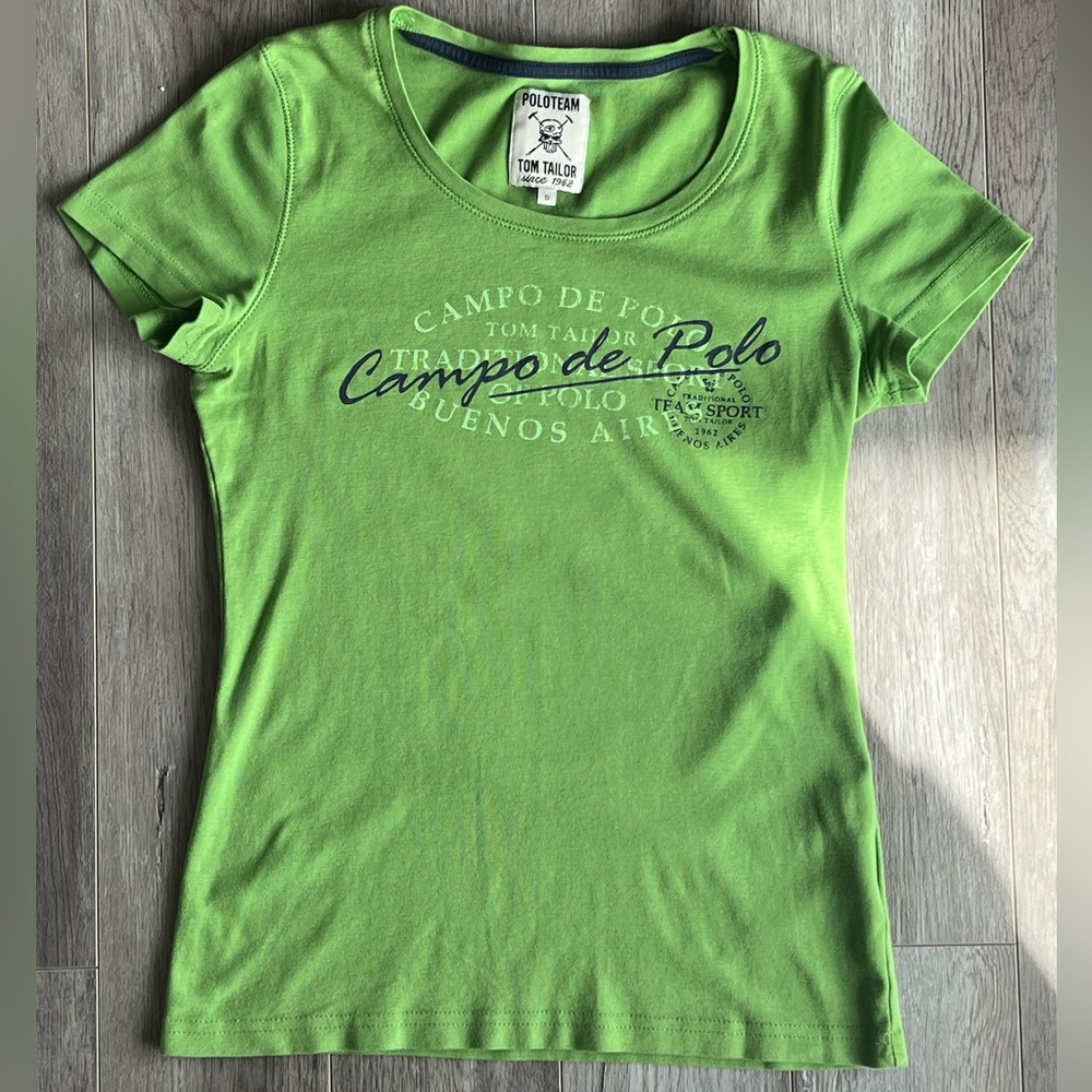 Tom Tailor Polo Team Women's Short Sleeve Tee - Green